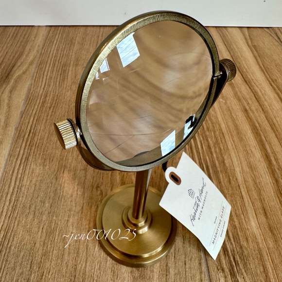 Hearth & Hand Magnolia 8" Decorative Brass Magnifying Glass - Picture 8 of 8
